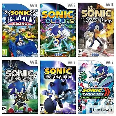 £9.97 • Buy Wii - Sonic | Colours | Secret Rings | Racing | Choose Your Game Multi-Listing