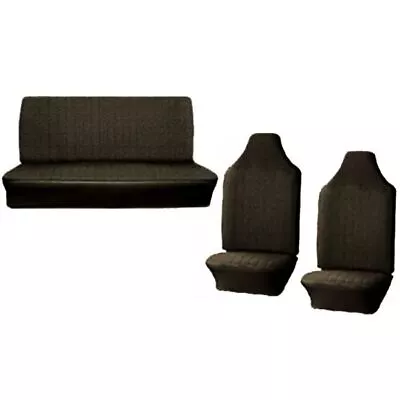 $209.95 • Buy Empi 4639 Vw Bug Black Vinyl Seat Covers / Full Set Front-Rear 1970-1972