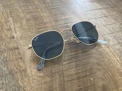 $90 • Buy Ray-ban 3548N Blue Lens Gold Frame 51