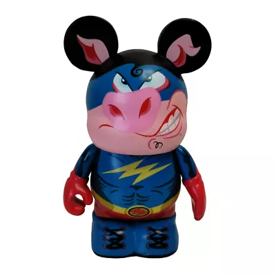 Disney Vinylmation Zooper Heroes Pig Loose Figure Super Hero Blue Posable 3  • $2.76