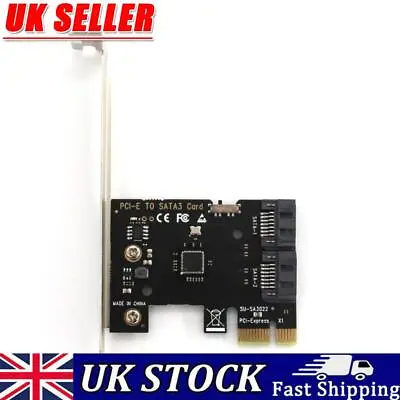 Pci-e To SATA 3.0 Internal 6Gbps Ports Disk Expansion Card • £11.11