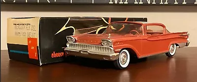 1959 Mercury Park Lane Hardtop Rose/White 1/25 AMT Friction Promo W/ Box • $249.99