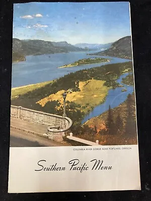 $29.99 • Buy 1948 Southern Pacific Railroad Dining Car Dinner Menu, Columbia River Gorge