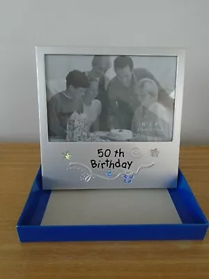 50th Birthday Photo Frame - Innovative Design- New & Boxed • £4