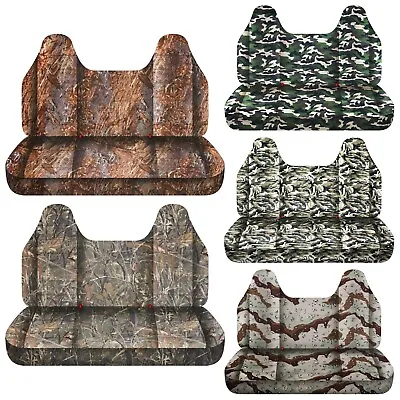 Fits Ford F250 Super Duty 99-10 Front Bench W/ Molded Headrest Car Seat Covers • $86.99