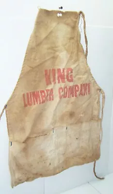 Vintage King Lumber Company Work Apron • $48