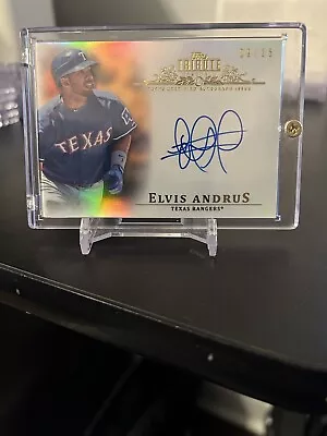 2013 Topps Tribute Auto Orange 09/25 Elvis Andrus Ta-ea Auto • $34.99