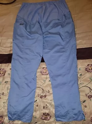 Cherokee Maternity Womens Medical Scrub Pants Ceil Blue XLarge Reg. 30  Ww155 • $15.99