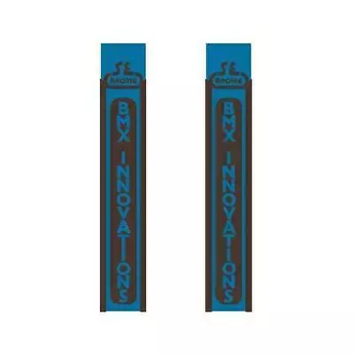 SE Racing - 80'S BMX Innovations Fork Decal Set - Gen 2 BLUE - Old School Bmx • $16.50