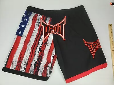 Tapout MMA The Ultimate Fighter Team USA Flag UFC Shorts Embroidered Mens Sz 42 • $30