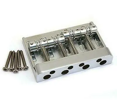 Genuine Fender HIMASS 4-String 5-Hole Chrome Jazz/Precision Badass Bass Bridge • $27.54