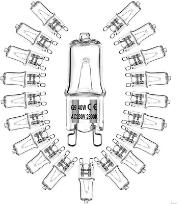 10x G9 Halogen 20W 25W 40W 60W Warm White Pen Base Lamp 230V LED Bulb Bulb • $1.99