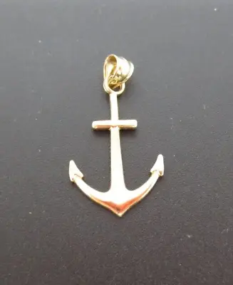 STUNNING 14K YG ANCHOR  PENDANT 1.08 Grams (AI-1666) • $99.95