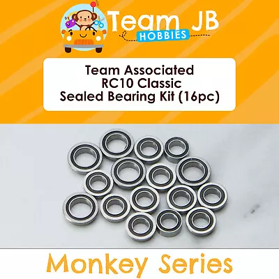 Team Associated RC10 Classic - 16 Pcs Rubber Sealed Bearings Kit • $17.99