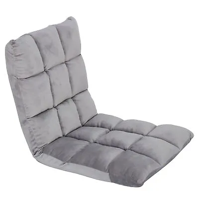 Floor Chair Adjustable Lazy Floor Sofa Chair Folding Gaming Lounger Padding Seat • $45.58