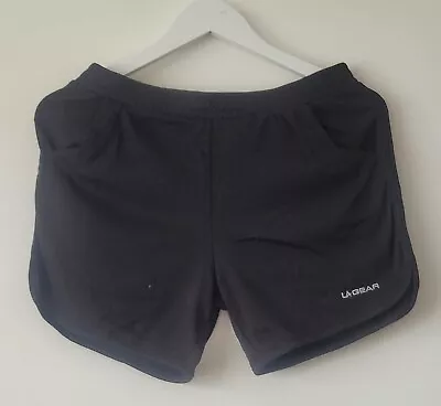 Womens La Gear Running Shorts Black Size 12 • £0.99