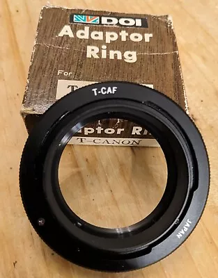 T Mount To FD Metal  Lens Adapter Canon FD F-1 A-1 AE1 Etc  Ring • £10