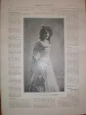 Printed Photo Actress Madge Lessing 1901 UK • £9.99