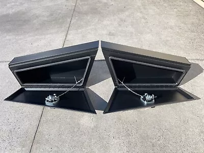 Pair Of Black Aluminium Under Tray Underboay Ute Truck Tool Box 950 X 200x 440 • $449