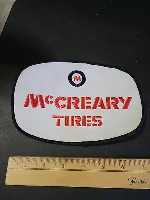 Vintage Tire Dealership Employee Patch McCreary Racing Tires • $14.99