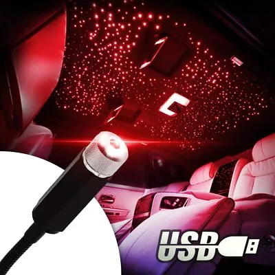 $6.64 • Buy Car Interior Roof LED Star Lights USB Atmosphere Starry Sky Night Projector Lamp