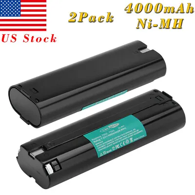 2x4000mAh 7.2V Ni-MH Battery For Makita 7000 7002 7033 3700 632003-2 191679-9 • $36.91