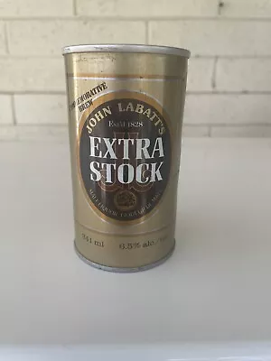 John Labatts Extra Stock Malt Liquor 11 Oz Beer Can • $1