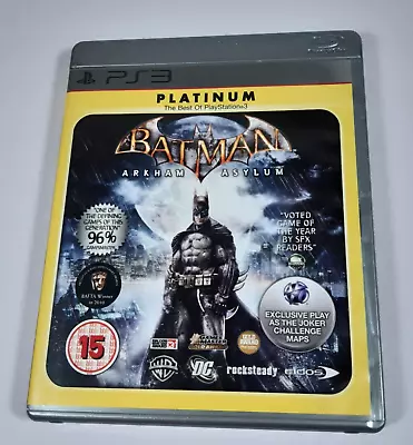 Batman Arkham Asylum Sony Playstation 3 Game PAL PS3 • $6.49