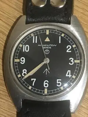 Vintage Hamilton Geneve Military Raf Watch - 1974 -nice Condition • £895