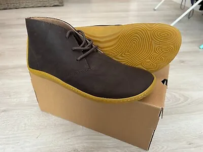£99.99 • Buy VIVOBAREFOOT Men's Addis Leather UK 9 EU 43 Barefoot Shoes Desert Boots BNIB Brn
