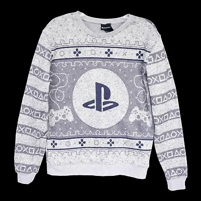$39 • Buy Playstation OG GAMER Christmas Holiday Ugly Sweater Sony PS Gray Size 2XL XXL