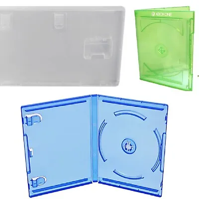 SWITCH XBOX PS4 / PS5 Empty Plastic Clear Game Shell Replaceable Case Cover Box • $8.95