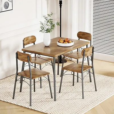 3/5 Piece Dining Table Set Chairs Wood Dinette Table For Home Kitchen Breakfast • $99.50
