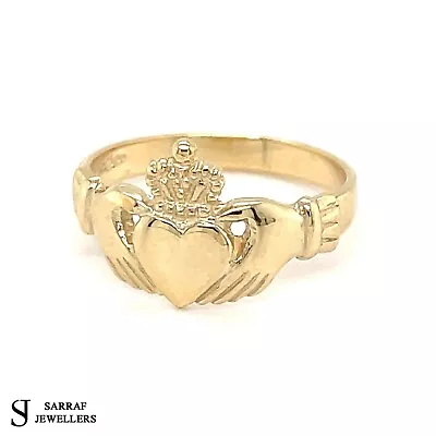 £144.90 • Buy 9ct Gold Ring, Irish Claddagh Ring, Claddagh Gold Ring, Traditional Gold Ring
