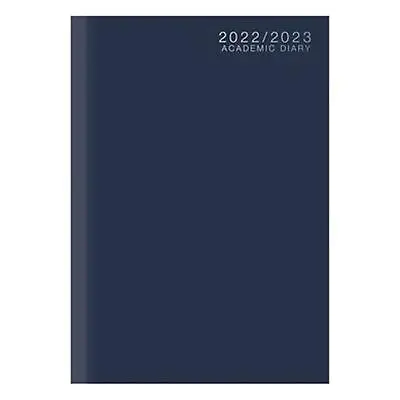 £5.99 • Buy 3887 Academic 2022 - 2023 Hardback Week To View Student Diary - A4 Navy