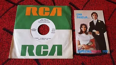 ELSA BAEZA & MANUEL GALIANA *Te Detesto...Yo Tambien* 1970 PROMO 7  Spain Single • $39.99