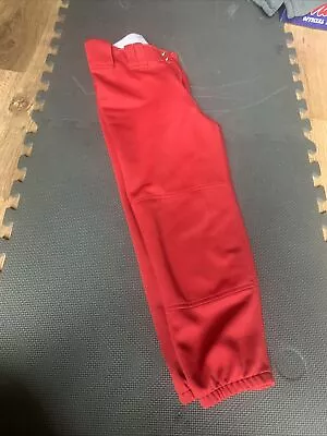 Mizuno Performance Women's Size Small Softball Pants Red Polyester Blend • $15