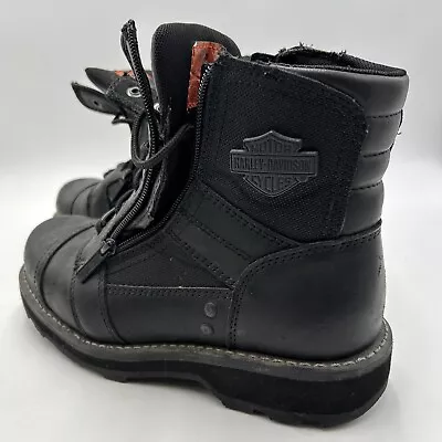 Harley-Davidson Men's Bonham Zipper Motorcycle Boots D93369 Size 9 • $24.69