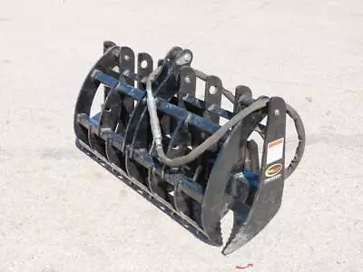 Quick Attach Mini Skid Steer Grapple Rake Attachment Universal Coupler Bidadoo • $255