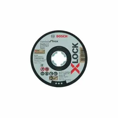 Bosch X-Lock Cutting Disc INOX Metal 115mm X 1mm X 22.23mm 26088619261 • £2.99