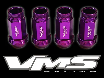 Vms 20pc Chevy Corvette C4 C5 C6 C7 48mm Premium Aluminum Lug Nuts 12x1.5 Purple • $59.99