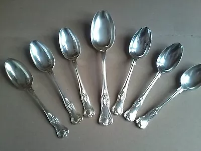 Mappin & Webb Dessert Spoons 7 L X6serving Spoon 8.5 L X1.kings Pattern • $37.34