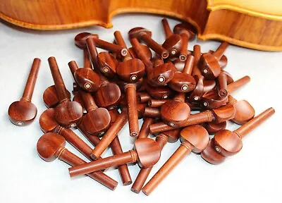 4/4 Violin Fittings 20pcs Rosewood Pegs beauty Decoration Violin Accessories • $16.99