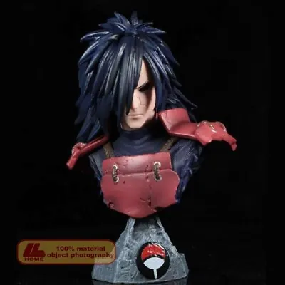 Anime Ninja Shippuden Uchiha Madara Head Bust PVC Figure Statue Toy Gift • $23.99