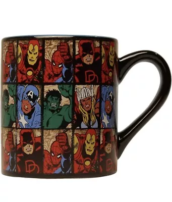 Silver Buffalo Marvel Comics Grid Ceramic Coffee Mug 14-Ounces • $11