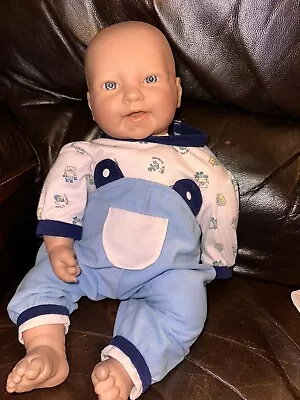 Berenguer La Baby Life Like Smiling Doll 19”  JC Toys Realistic Blue PJS • $13.50