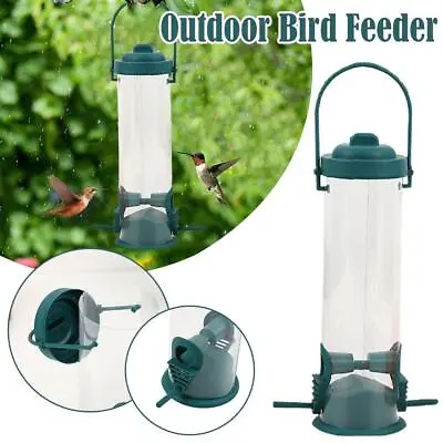 £3.82 • Buy Squirrel-Proof Bird Feeder For Outdoor Hanging Food Garden Decoration Tool Uk