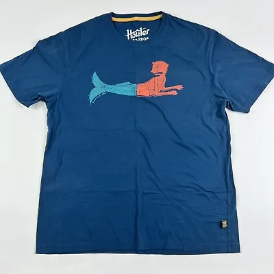 Howler Brothers T-Shirt Fiji Mermaid Duke Riley Graphic Cotton Mens Large HTF • $39.88