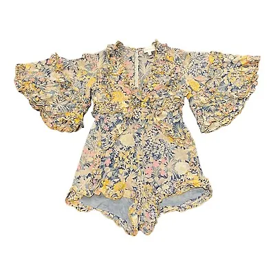 Alice McCall Choose Me Romper Cotton Playsuit Floral AUS 8 US 4 EU 34 • $175