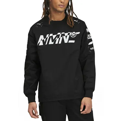 Puma Racing Tech Crewneck Sweatshirt X Nemen Mens Size L   530457-01 • $34.99